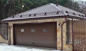 Чем покрыть крышу гаража из бетонных плит: односкатные и двускатные