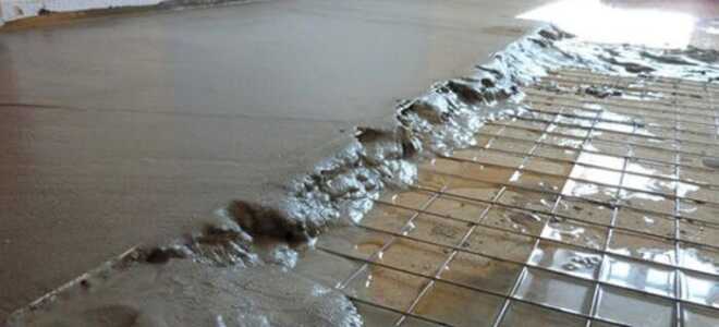 Сетка для стяжки пола — разновидности и применение