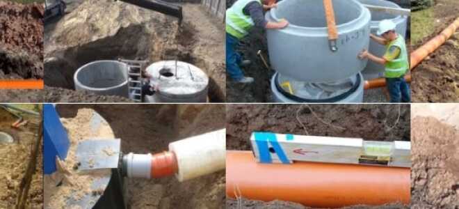 Устройство канализации в частном доме из газобетона