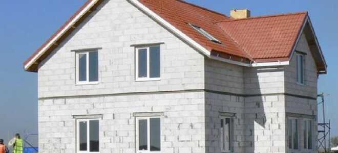 За сколько времени можно построить дом из газобетона, сроки