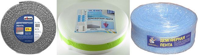 Демпферная лента для стяжки пола является очень важным атрибутом