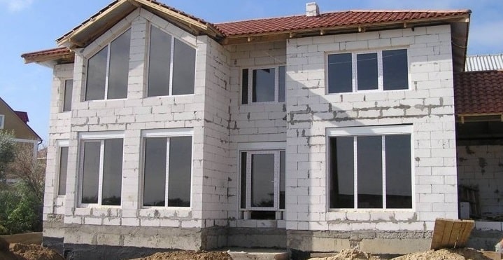 Затраты на возведение стен