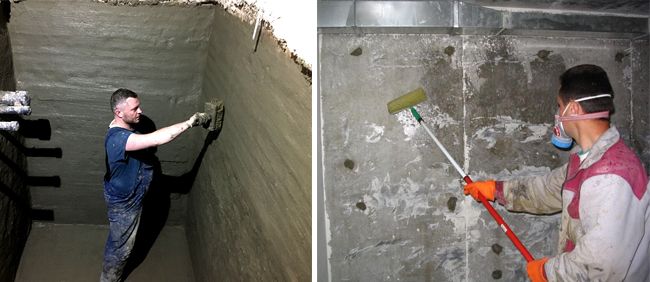 Важно также выполнить внутреннюю или внешнюю гидроизоляцию
