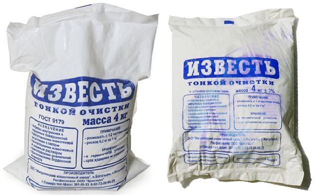 Гашенная известь