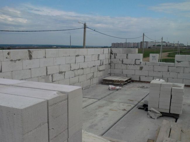 Кладка из газоблоков