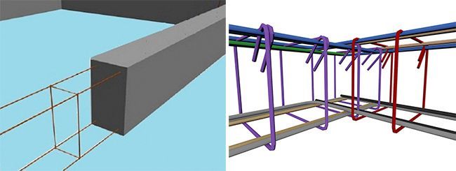 Армокаркас состоит из продольных и поперечных металлических прутьев