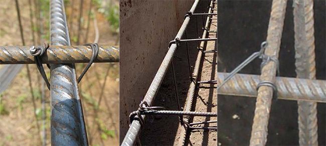 Как вязать арматуру внахлест