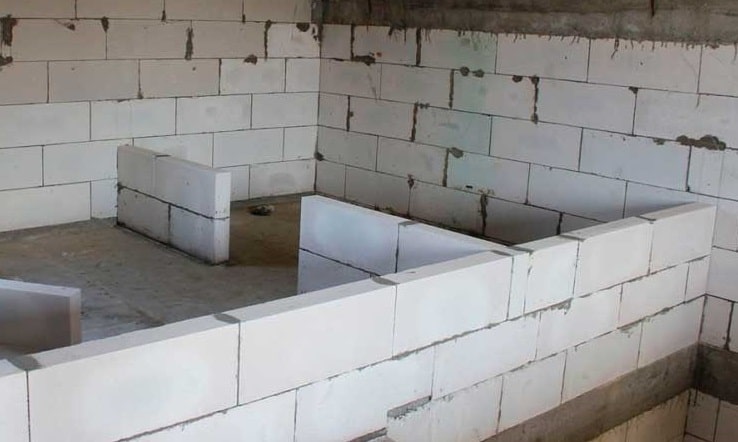 Звукоизоляция перегородки из газобетона