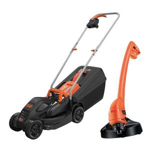 Надежная электрическая газонокосилка BLACK+DECKER BEMW351